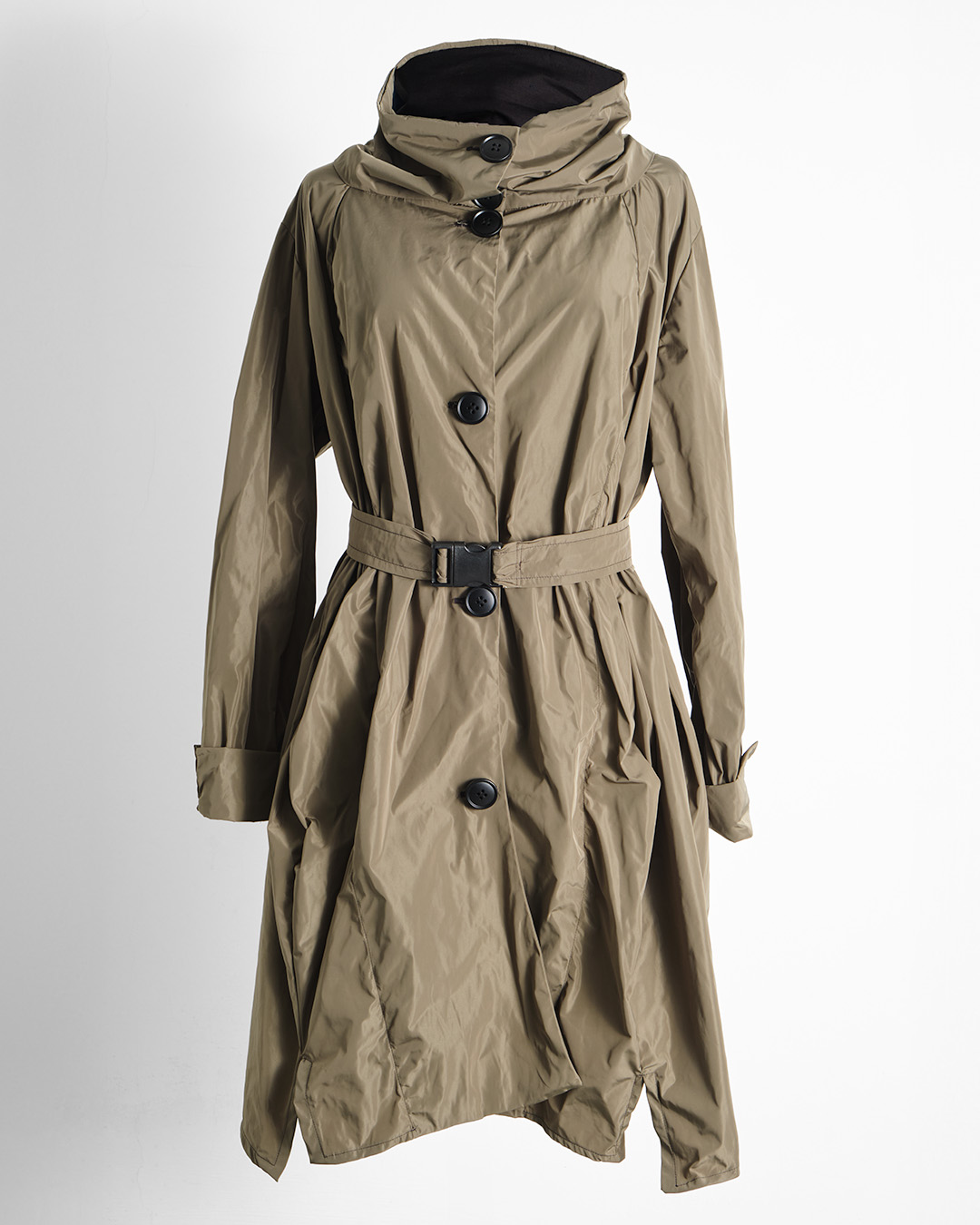 Bella Trench Coat48 Olive Green